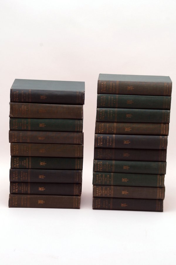 Appraisal: Set of Mark Twain volumes published by Harper and Brothers