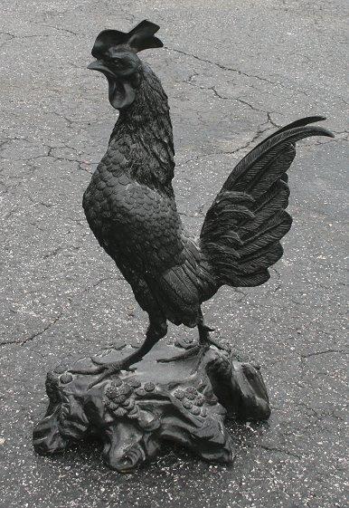 Appraisal: ROOSTER BRONZE '' h no visible signature age unknown