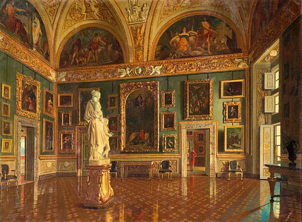 Appraisal: n a Antonio Maria Aspettati Italian - The Sala dell'Iliade