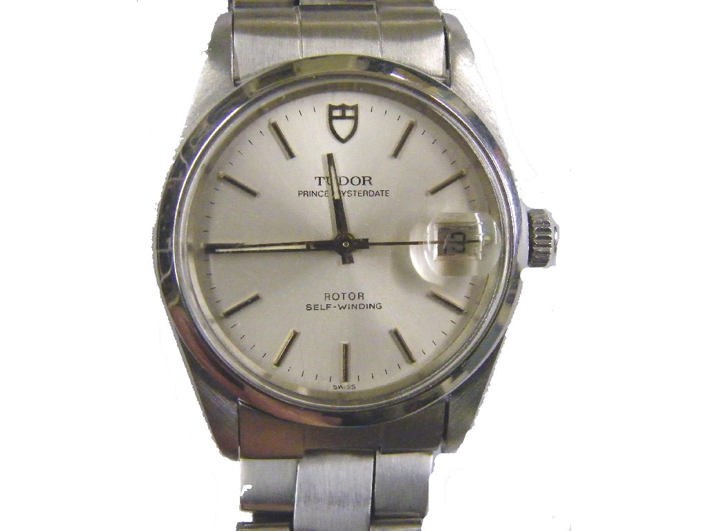 Appraisal: Tudor Prince Oyster Date Rotor Self Winding stainless steel gentleman's