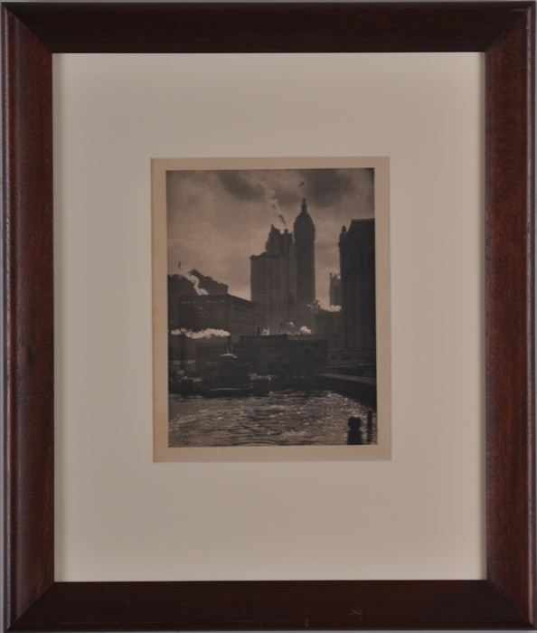 Appraisal: ALFRED STIEGLITZ - CITY OF AMBITION Photogravure x in sheet