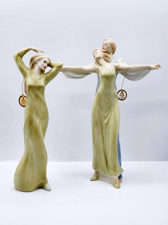 Appraisal: Royal Doulton Reflections Figurines Including Allure HN Beautiful woman in