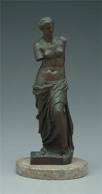 Appraisal: Bronze sculpture of Venus de Milo cast after the antique