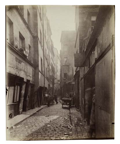 Appraisal: ATGET EUG NE - Rue du Venuse Albumen print x