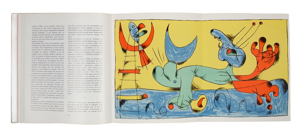 Appraisal: MIRO Joan - PREVERT Jacques and George RIBEMONT-DESSAIGNES Joan Miro