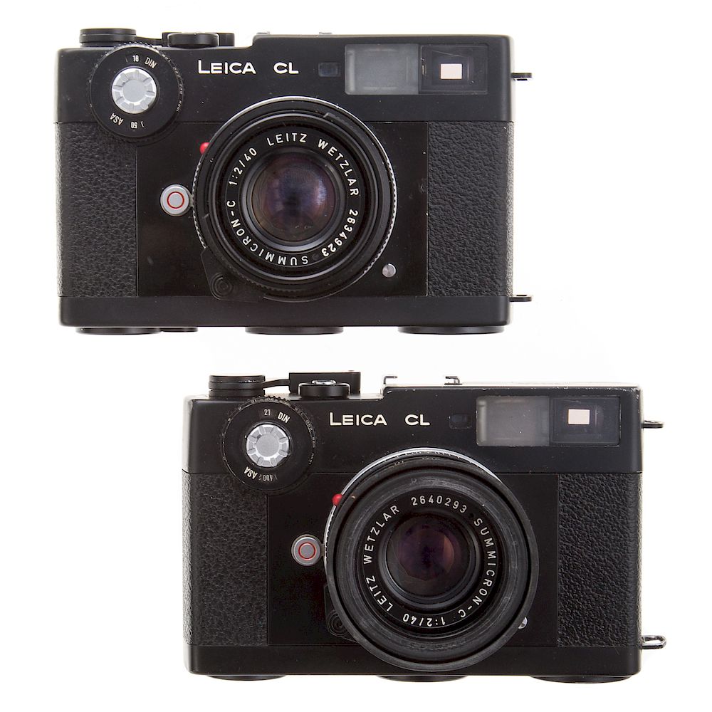 Appraisal: Two Leica CL Cameras camera serial - with Summicron -C