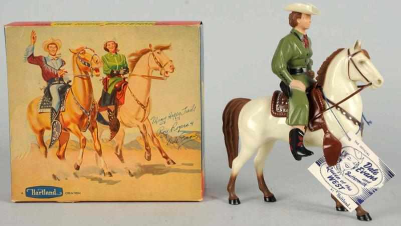 Appraisal: Hartland Dale Evans Figure with Horse Figure comes with hat