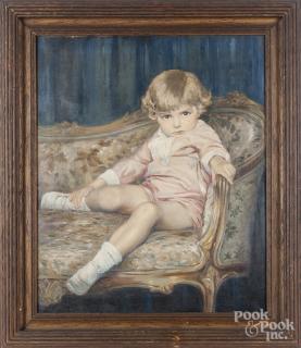 Appraisal: Clarence W Snyder American - oil on canvas portrait of