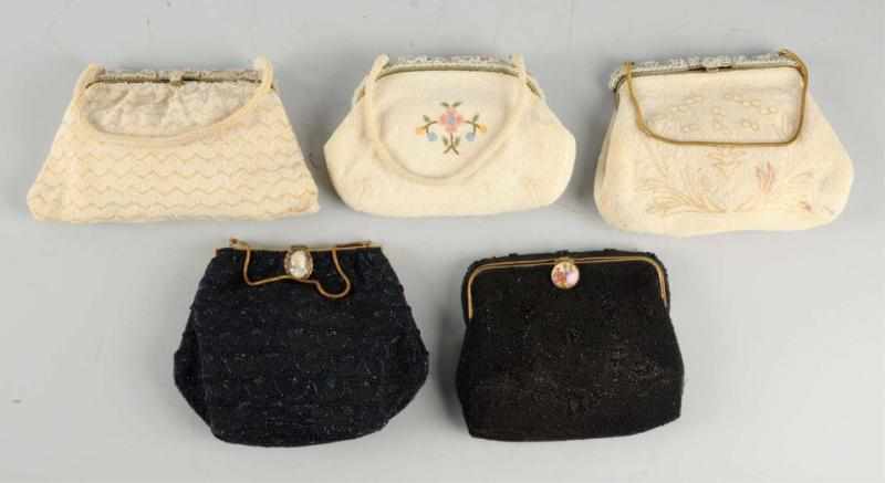 Appraisal: Lot of Beaded Purses Circa A few with minor missing