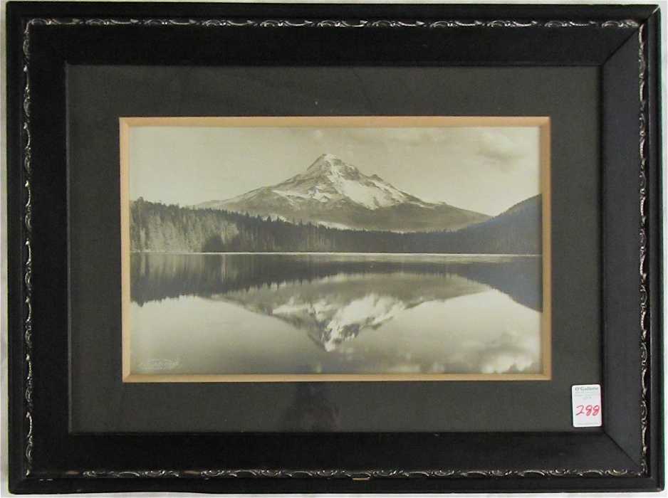 Appraisal: BENJAMIN A GIFFORD SILVER GELATIN PHOTOGRAPH Oregon - Mount Hood