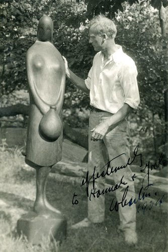 Appraisal: WHARTON ESHERICK Group of five photographs depicting various sculptures including