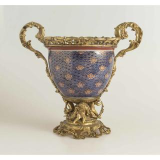 Appraisal: th Century French Jardiniere with Bronze Mounts th c French