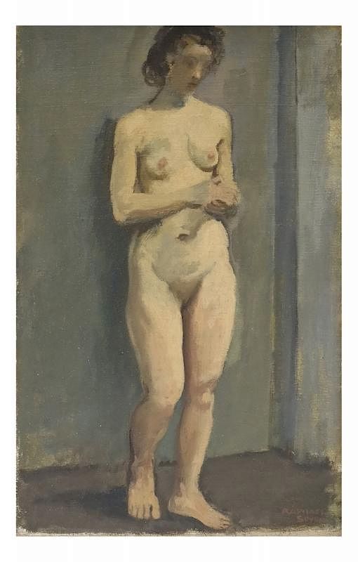 Appraisal: Raphael Soyer Standing Female Nude Raphael Soyer Russian born American