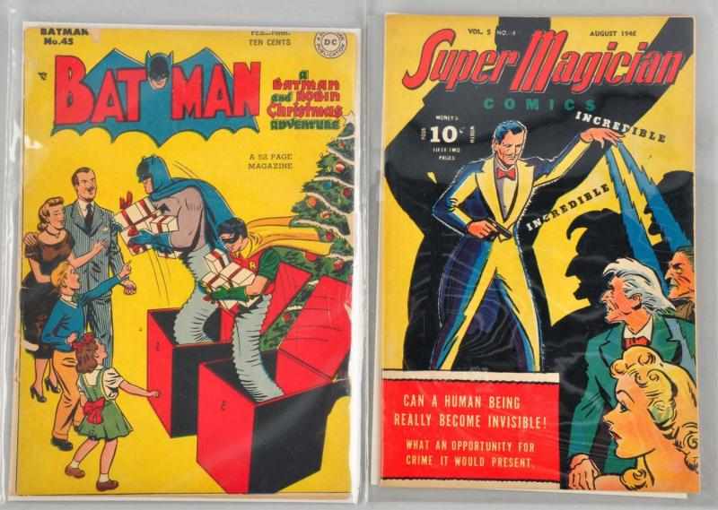 Appraisal: Lot of s Batman Super Magician Comics Description This lot