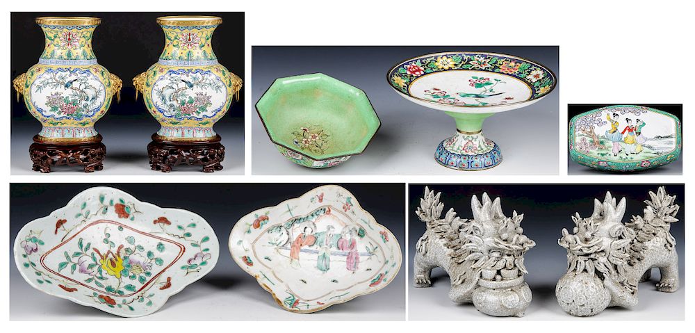 Appraisal: Chinese Decorative Arts Estate Group Chinese Decorative Arts Estate Group