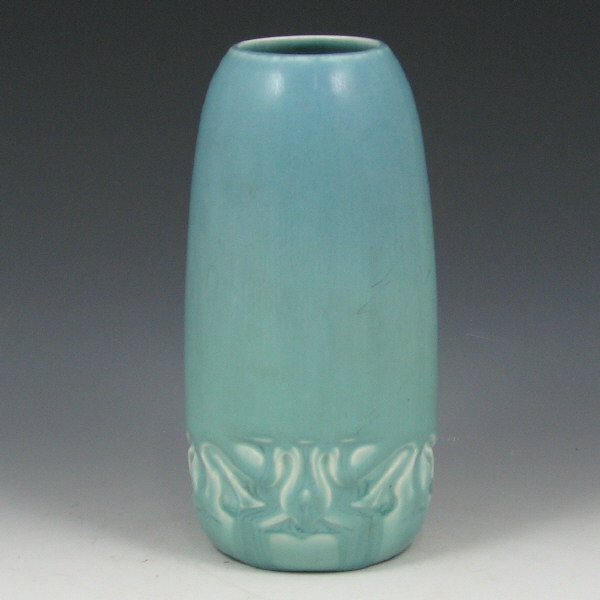 Appraisal: Rookwood Matte Blue Tapered Vase - Mint Rookwood vase in