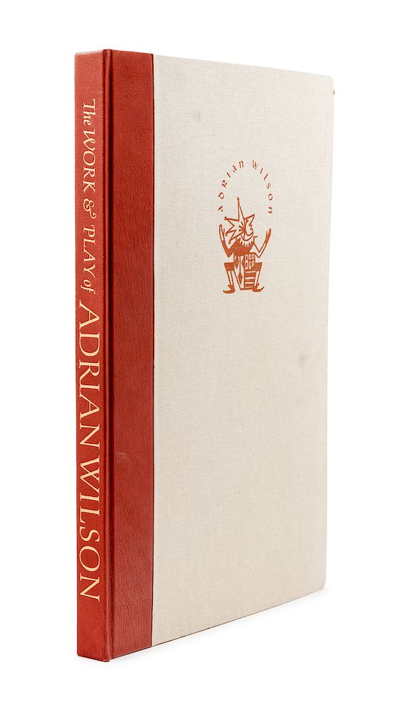 Appraisal: WILSON Adrian WILSON Joyce Lancaster The Work Play of Adrian