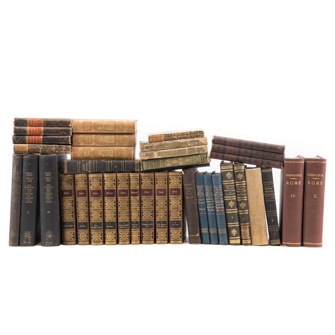 Appraisal: Three shelves of assorted books including th century German texts