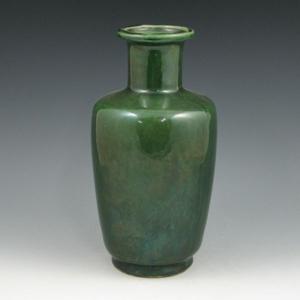 Appraisal: Van Briggle vase in gloss green Marked Van Briggle with