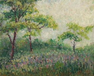 Appraisal: th C American Impressionist Landscape th C American Impressionist Landscape