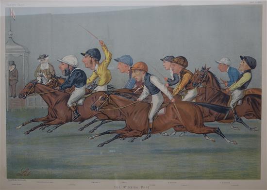 Appraisal: Sale Lot A Vanity Fair Sporting Print The Winning Post