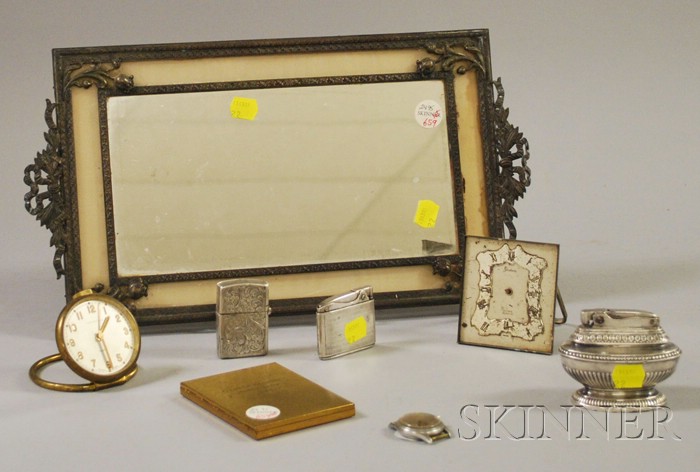 Appraisal: Group of Assorted Dresser and Personal Items a silver plated