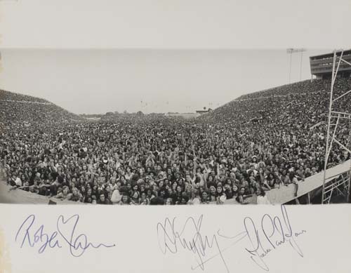 Appraisal: LED ZEPPELIN Group of Photographs Signed Images by Ray Fisher