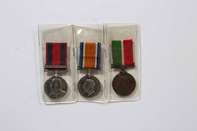 Appraisal: A GROUP OF THREE MEDALS awarded to Walter A Scott