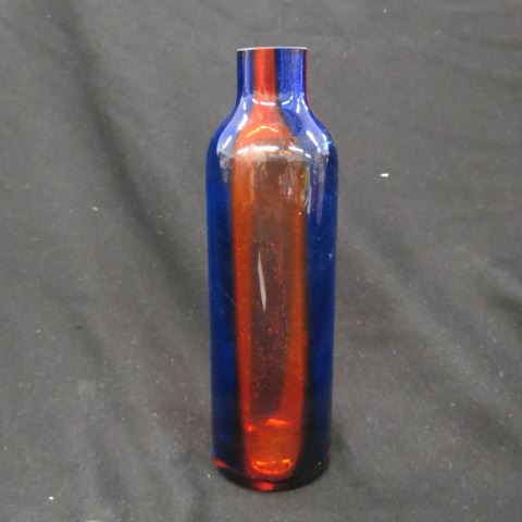 Appraisal: Italian Art Glass Vase Venini type Fasce Verticali excellent