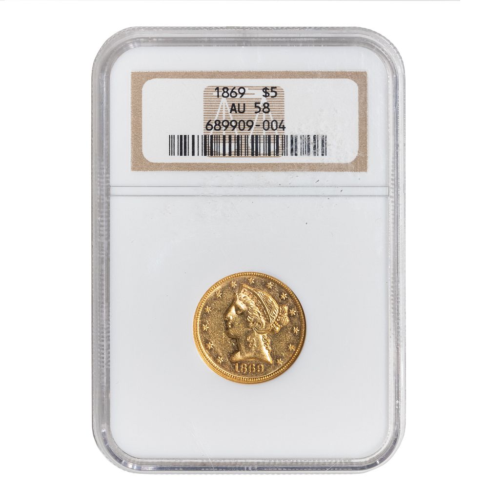 Appraisal: Liberty Gold NGC AU Liberty Gold NGC AU An exceptionally