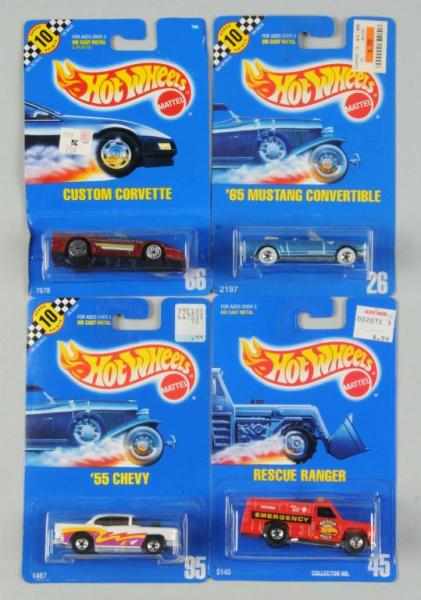 Appraisal: Lot of Mattel Hot Wheels Blue Card Vehicles Description Includes