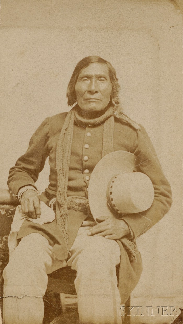 Appraisal: Carte de Visite of a Paiute Man by Beals Branch