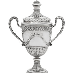 Appraisal: An English Silver Cup and Cover Wakely and Wheeler London