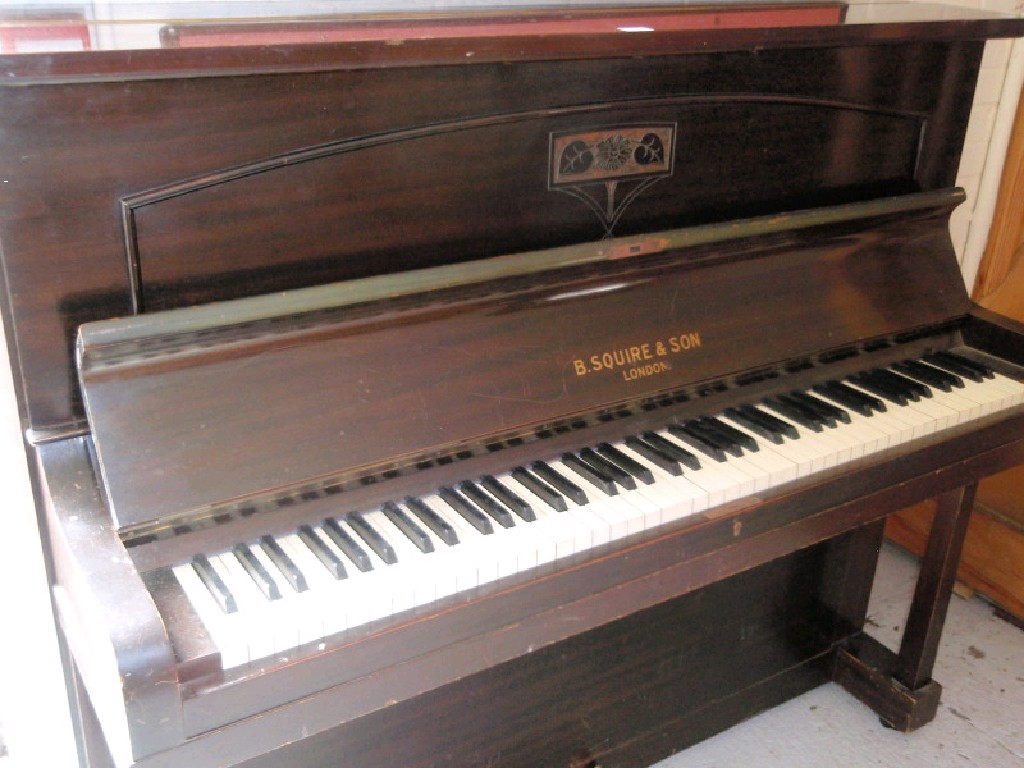 Appraisal: An upright piano by B Squire and Son London