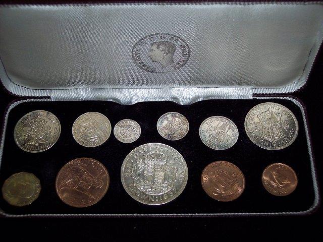 Appraisal: George VI proof set half crown to farthing eleven coins