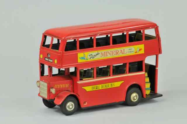 Appraisal: JAPANESE TIN DOUBLE DECKER BUS C 's Japan Y Co