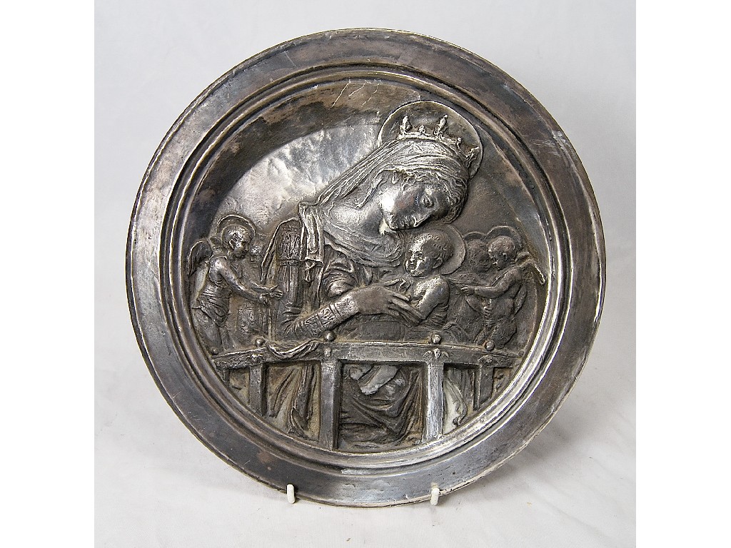 Appraisal: Pobjoy Mint Ltd mother and child plaque no having silver