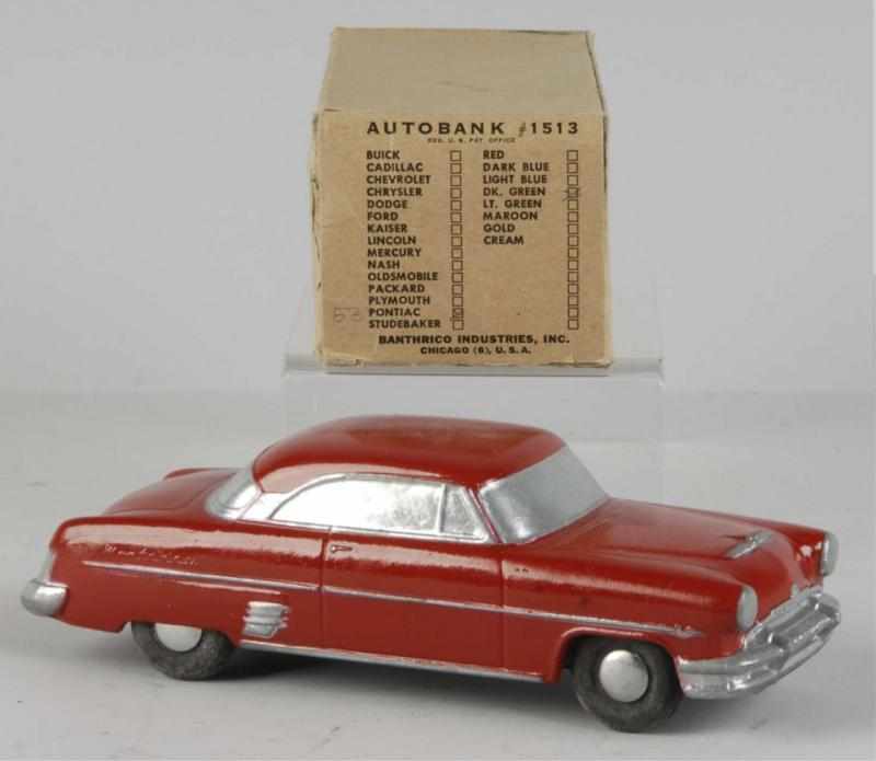 Appraisal: Diecast Banthrico Mercury Still Bank Toy Description American Very little