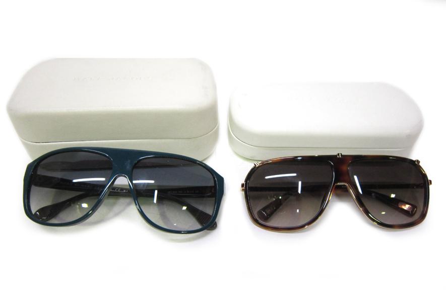 Appraisal: TWO PAIRS OF MARC JACOBS SUNGLASSES TWO PAIRS OF MARC