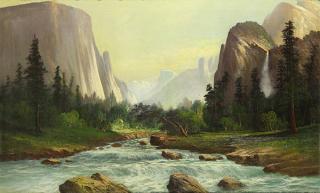 Appraisal: Painting John Englehart John Englehart American - Yosemite Valley oil