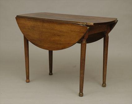 Appraisal: French Walnut Drop-Leaf Table