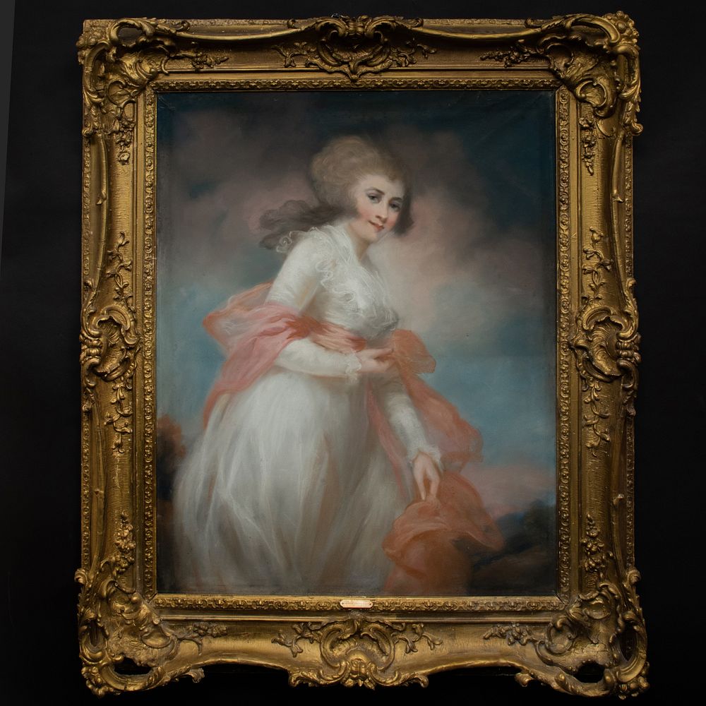 Appraisal: British School Portrait of a Lady Said to be the