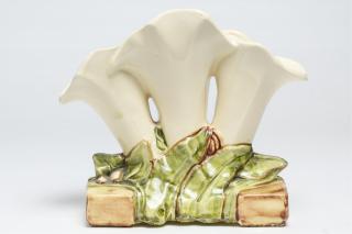 Appraisal: McCoy Calla Lily Vase American Art Pottery Depicting three calla