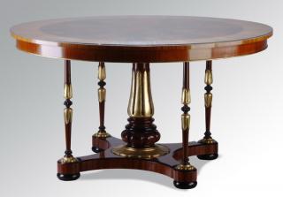 Appraisal: John Widdicomb Empire style table Late th century Empire inspired