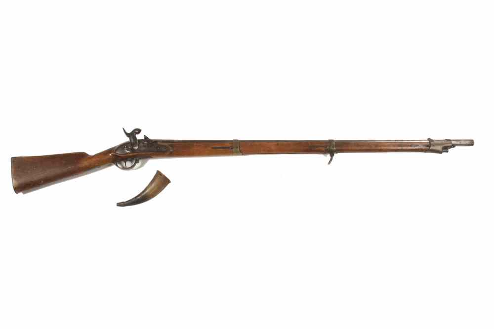 Appraisal: POTSDAM MUSKET SMALL POWDERHORN - M- Prussian or 'Potsdam' Musket