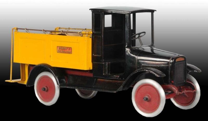 Appraisal: Pressed Steel Buddy L Ice Delivery Truck Description Circa Enclosed