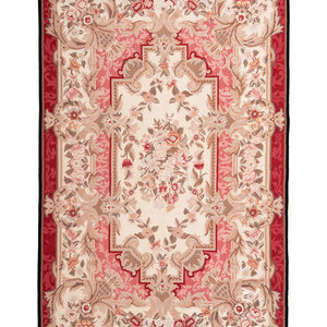 Appraisal: An Aubusson Style Wool Rug Second Half th Century feet