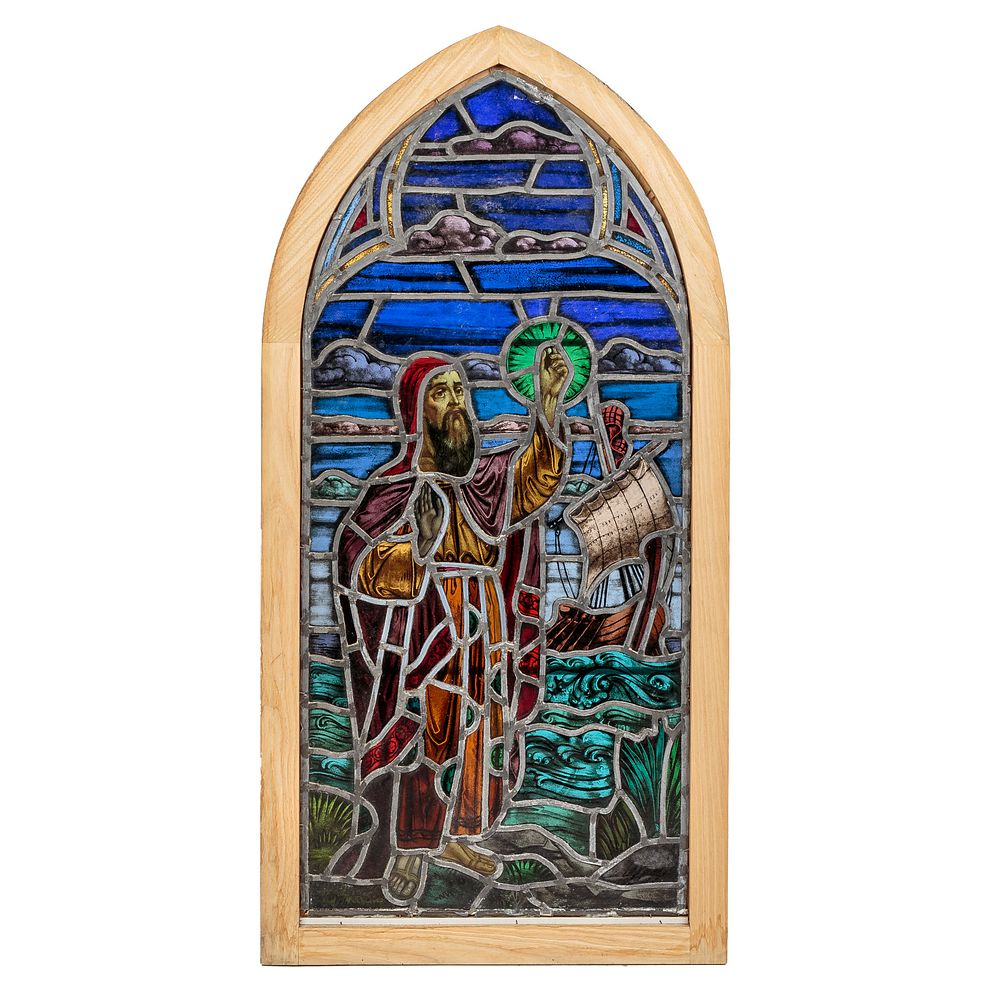 Appraisal: Continental Religious Stained Glass Window late th century probably German