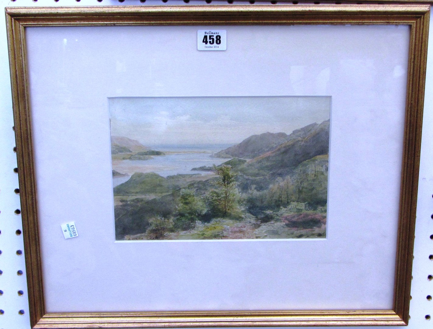 Appraisal: Ebenezer Wake Cooke - Coastal inlet watercolour signed cm x