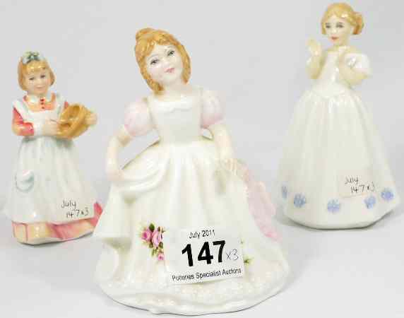 Appraisal: Royal Doulton Figures Mothers Helper HN Catherine HN and June